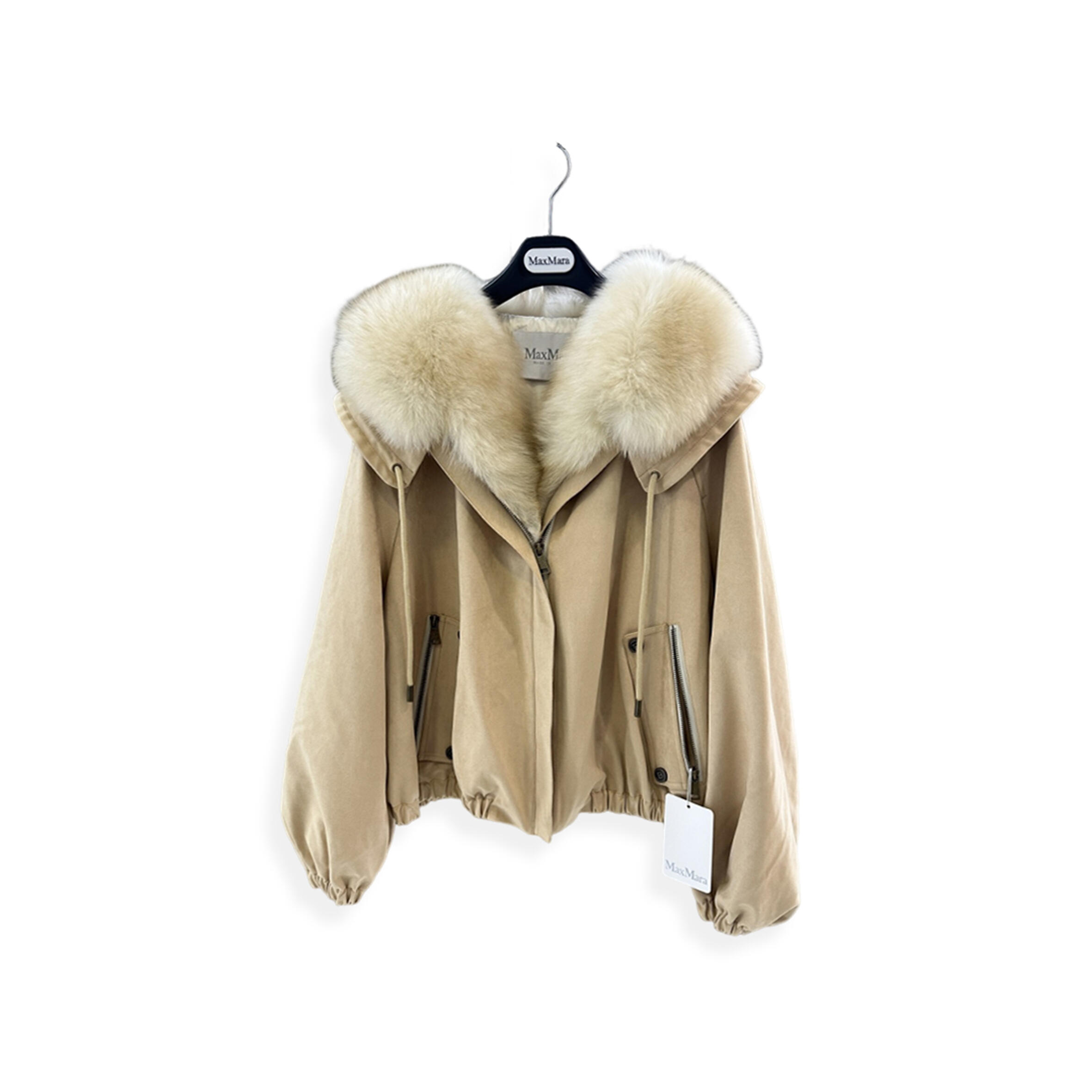 M*x M*ra down jacket with fur collar
